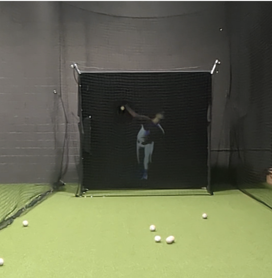 Diamond Lab arm slot pitcher view